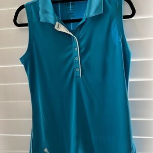 Adidas Women’s Golf Shirt Blue Med